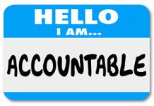 take ownership and be accountable